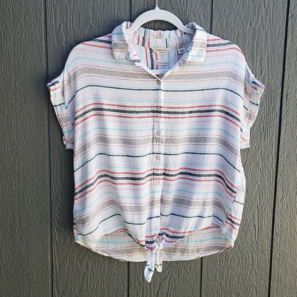 Weatherproof Vintage Linen Top